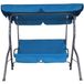 Casaria Hollywood Schommel – 2 Zits Weerbestendig 200kg – Blauw