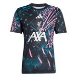 Adidas Liverpool FC Pre-Match Trainingsshirt Heren Maat M Zwart