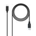 USB-kabel, USB 3.1 Gen 2, 10 Gbit/s, 3A, USB naar USB-A, 2m, zwart