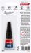 Loctite Super Glue-3 colle de précision, forte pour réparations précises colle liquide pour tous matériaux, transparent, séchage rapide, flacon de 5 g