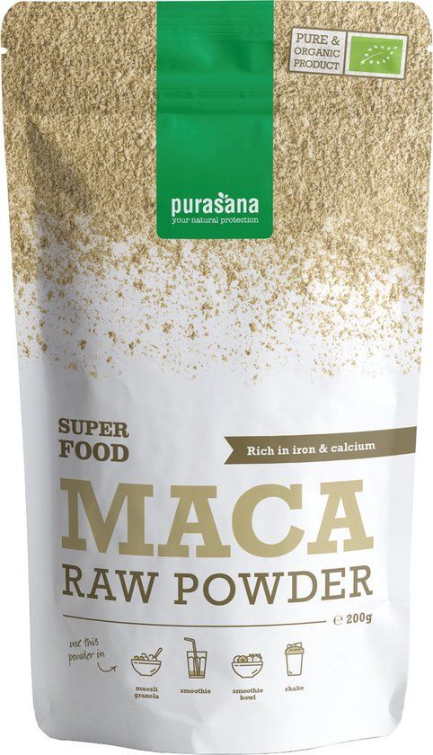 Purasana Maca Raw Poeder Powder - 200g