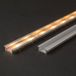 PHENOM LIGHTING TECHNOLOGY Afdekking voor LED Aluminium Profiel 41011A1 - Helder - 1 meter - Polycarbonaat - Geschikt voor LED Strips tot 15mm