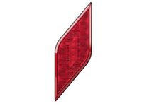 HELLA 2NE 013 345-081 Mistachterlamp - Shapeline Style - LED - 12/24V - Opbouw - Lenskleur: Rood - Stekker: AMP - 3-polig - rechts