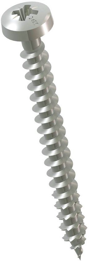 Heco Spaanplaatschroef Topix+ Ck Pozidrive RVS A2 5x30mm - 200 stuks