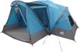 vidaXL - Kamer - Tent - met - Waterdichte - Regenfly - 10-persoons - Blauw