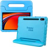 HappyCase Kinder Tablethoes Geschikt voor Samsung Galaxy Tab S9 | Kindvriendelijke Hoes | Beschemhoes | Kinderhoes | met Handvat en Standaard | Blauw