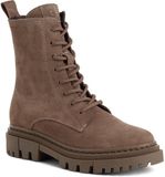 Tamaris Dames Enkellaarsje 1-25276-41 Beige Leer
