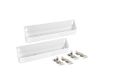 Rev-A-Shelf 14" Tip-Out Plastic Gootsteenbakken voor Keuken en Badkamer Onderkast, Trek Vanity Plank Home Organizer, Wit, 6572-14-11-52