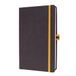 Sigel Linescape Notitieboek A5 Geruit Hardcover Donkergrijs