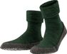 FALKE Cosyshoe Noppen op de zool wol huissokken heren groen - maat 39-40