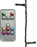 Lumineo Slimme kerstboomverlichting LED met afstandbediening RGB-W - 9,9m - 100 lampjes