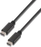 AISENS A107-0057 USB-C naar USB-C Kabel 2 m Zwart