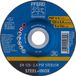 PFERD TOOLS doorslijpschijf, 10 stuks, 125 x 2,4 x 22,23 mm, gebogen, PSF Steelox - voor staal en roestvrij staal (INOX)