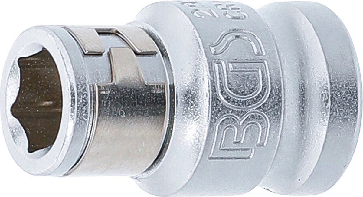 BGS Bitadapter met blokkeerkogel binnenvierkant 3/8" - binnenzeskant 5/16"