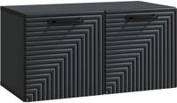 vidaXL Wandmontage TV-kast Zwart 59,5 x 31 x 30 cm Bewerkt hout