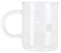 Mok à café en verre borosilicaté avec échelle de mesure