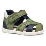 Geox Baby Jongen B Sandal Zapito Boy, Pistache Navy, 21 EU