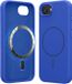 kwmobile Telefoonhoesje voor Apple iPhone 17e / iPhone 16e - Hoes met siliconen randen en magnetische achterkant compatibel met MagSafe, in Baltisch blauw
