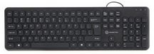 Powerton LIFE SLIM clavier, filaire, USB, disposition US, noir