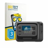 BROTECT Screenprotector 3 Stuks voor Bluetti Elite 300 Beschermglas Transparant