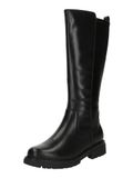 Jana Dames Laarzen 8-25702-45 Zwart Leer/Synthetisch H-breedte Maat 36 EU