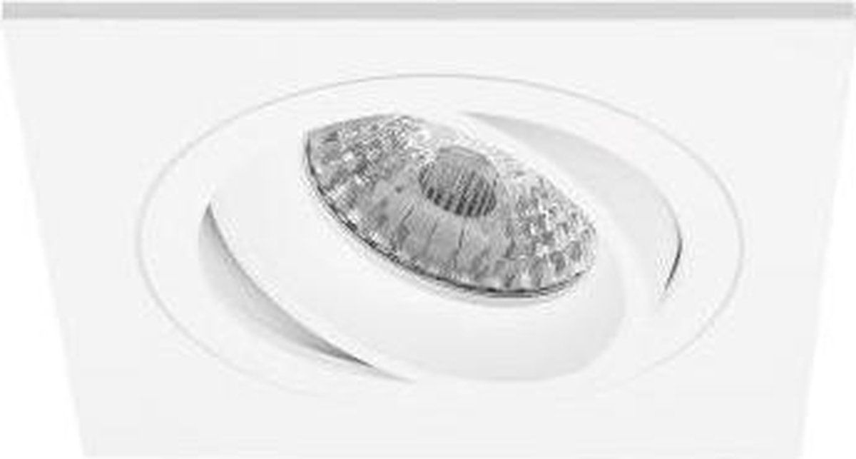 Philips Premium Inbouwspot Berg Wit Vierkant - Koel Wit (4000K) - LED