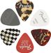 Fender Plectrums 351 Vorm Zwaar Set Van 6 Stuks Voor Elektrische Gitaar Klassiek Ontwerp