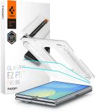 Spigen Screen Protector Geschikt voor Samsung Galaxy Z Fold 8 - EZ Fit Pro HD GLAS.tR - 9H Tempered Glass - Case Friendly - Gemakkelijke Installatie - 2-Pack