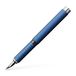Faber-Castell Essentio Aluminium vulpen Blauw, penpunt B