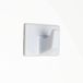 Merriway BH01531 (2 stuks) Zelfklevende haken, groot rechthoekig, 50 x 34 mm Wit Kunststof