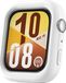 Wigento Huawei Siliconen beschermhoes voor de Huawei Watch Fit 4, halfomsluitend, witte kleur