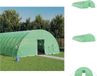 vidaXL Tuinkas met stalen frame 108 m² 18x6x2,85 m groen