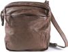HAROLD'S Leren schoudertas Submarine Crossbag Zip Brown brun foncé