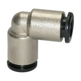 L-steekverbinding RIEGLER L-steekverbinding "click-clock" voor buitenslang Ø 14 mm, werkdruk max. 16 bar, bedrijfstemperatuur. -20 °C tot 80 °C, MS vern.