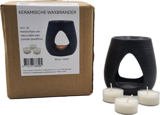 Soylites Brander voor smeltblaadjes incl. 3 theelichtjes 1 Stuks