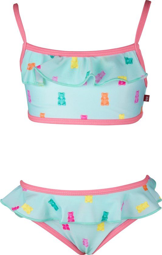 SOMEONE DOBBER-SG-38-B Girls Bikini - LIGHT AQUA - Size 98/104