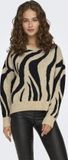 Only Trui Onlhazel Ls O-neck Jq Knt 15328215 Hummus Dames Maat - S
