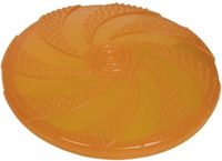 Nobby TPR Fly-Disc - Glow in the Dark - Oranje - 18,5 cm