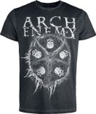 Arch Enemy Symbol Riddick Heren T-shirt - antraciet - 3XL