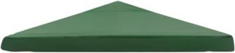 Happiq Tente de réception toit Valora vert - 3x3m