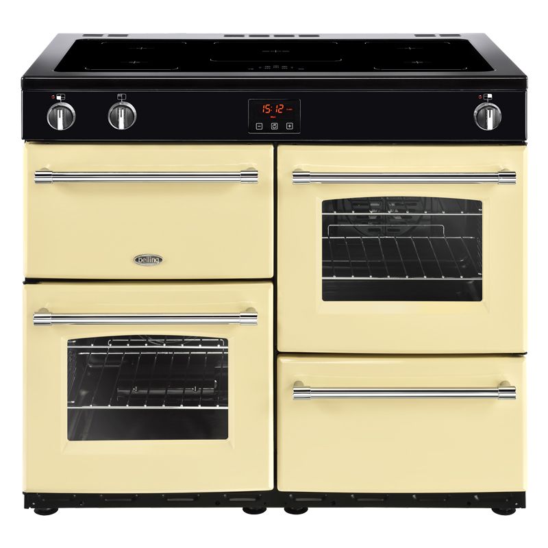 Belling Farmhouse 100Ei Range Cooker - Cream - Induction Hob
