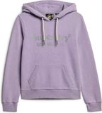 Superdry METALLIC VENUE LOGO HOODIE Dames Trui - Paars - Maat S