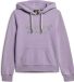 Superdry METALLIC VENUE LOGO HOODIE Dames Trui - Paars - Maat S