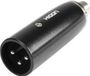 Hicon HI-X3CI-MF XLR-adapter XLR-stekker - Cinch-koppeling