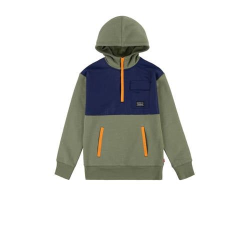 Levi's Kids hoodie groen/donkerblauw