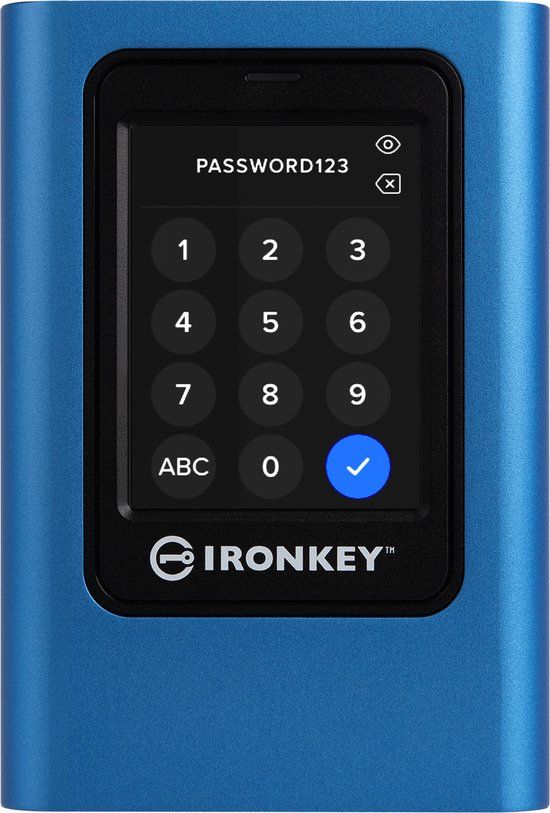IronKey Vault Privacy 80 - 2TB External SSD - Blue