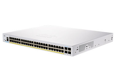 Cisco CBS350-48P-4X-EU - Netwerk Switch - Zilver