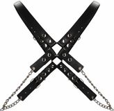 Shots BV Men's Chain Harness - One Size - Black
