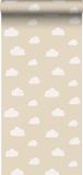ESTAHome behang wolkjes beige