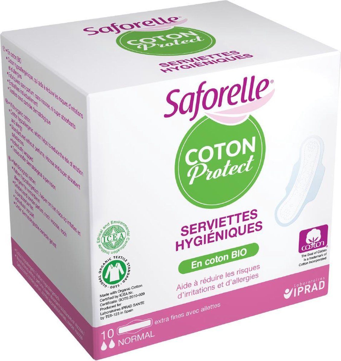 Saforelle Maandverband 10 verbanden